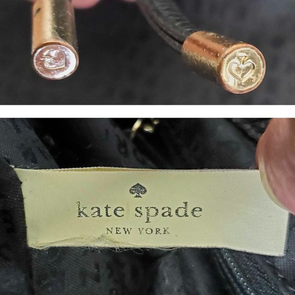 Kate Spade Womens Sinch Medium Backpack Black Leather - Picture 6 of 9